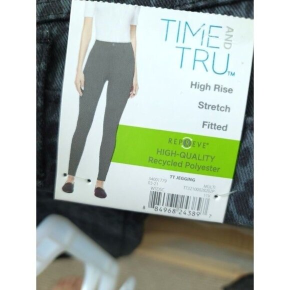 Leopard Print Soft Jeggings Size Small 4-6 #269 - Picture 3 of 4